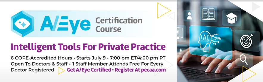 Get Special Pricing on New A/Eye Certification Course