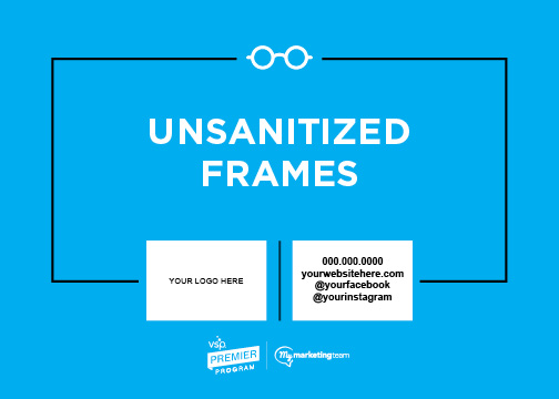 Customizable Signage, unsanitized frames